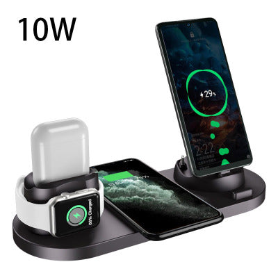 6 In 1 Magnetic Multi function Wireless Charger - 10W